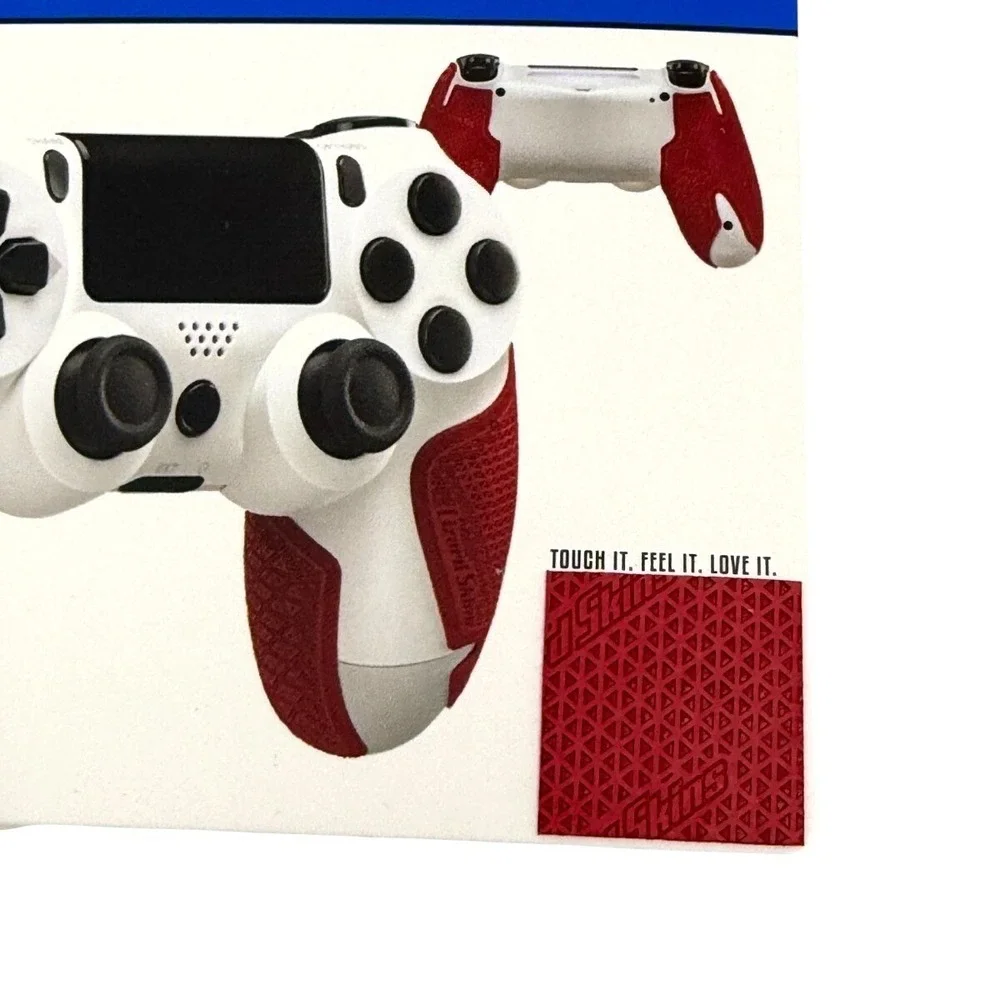 2 Pack Lizard Skins DSP Controller‎ Grip PS4 Crimson Red 0.5mm NEW